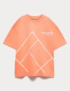 Pure Cotton Graphic T-Shirt (6-16 Yrs)