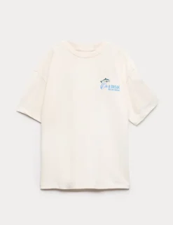 Pure Cotton Graphic T-Shirt (6-16 Yrs)