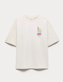 Pure Cotton Graphic T-Shirt (6-16 Yrs)