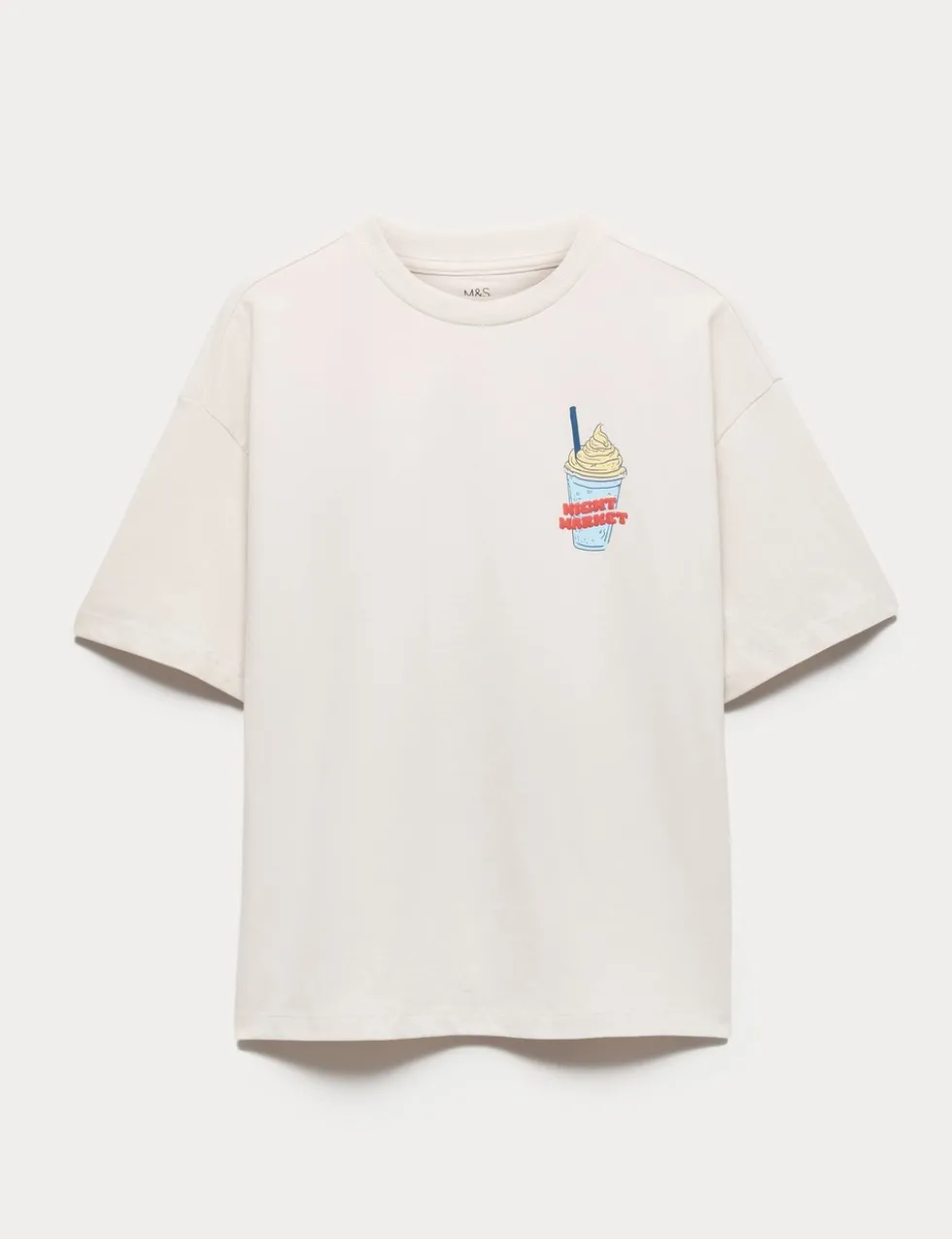 Pure Cotton Graphic T-Shirt (6-16 Yrs)