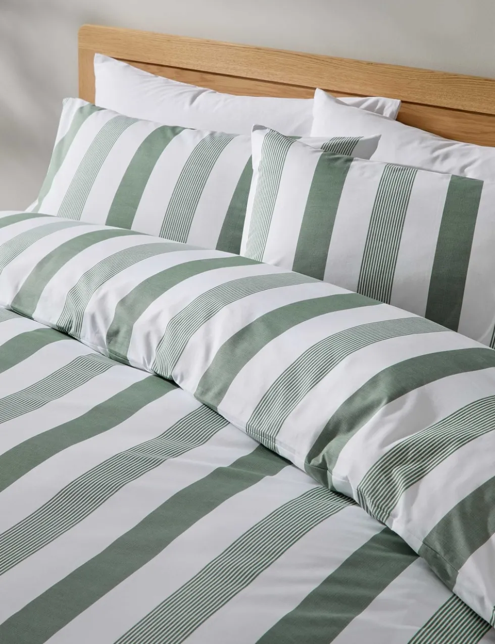 Pure Cotton Hadley Striped Bedding Set