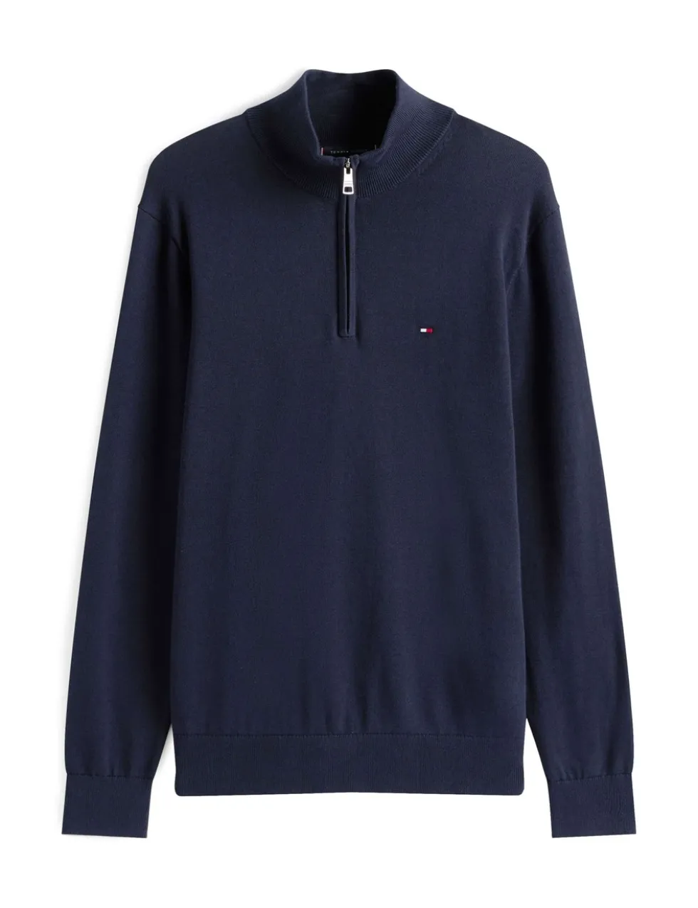 Pure Cotton Half Zip Jumper