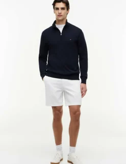 Pure Cotton Half Zip Jumper