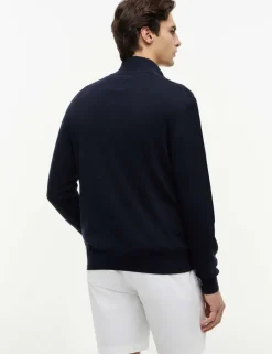 Pure Cotton Half Zip Jumper