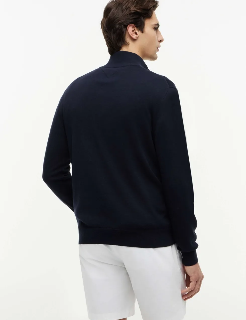 Pure Cotton Half Zip Jumper