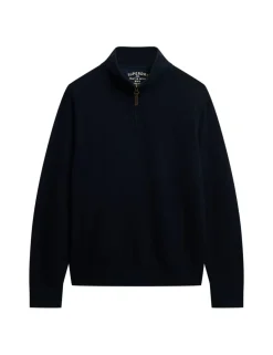 Pure Cotton Half Zip Jumper