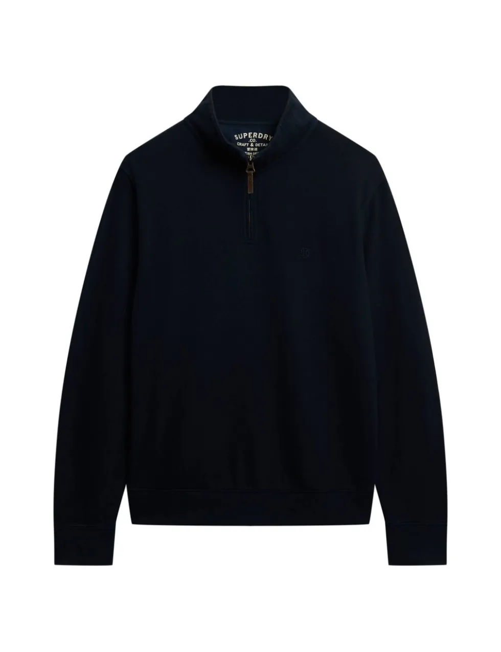 Pure Cotton Half Zip Jumper