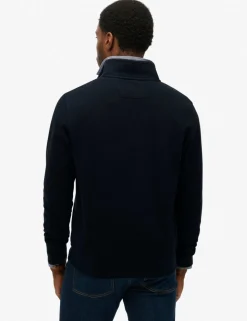Pure Cotton Half Zip Jumper