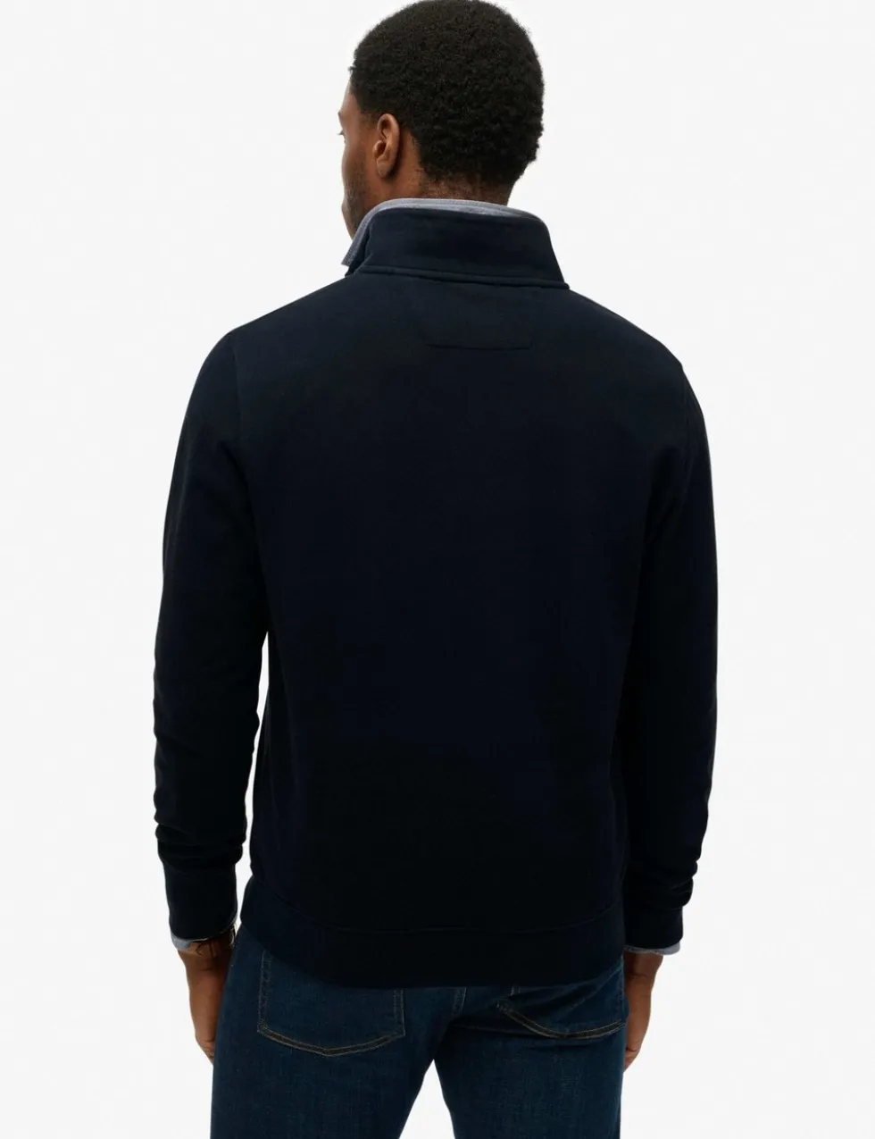 Pure Cotton Half Zip Jumper