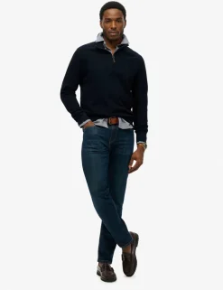 Pure Cotton Half Zip Jumper