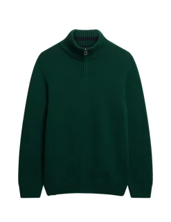 Pure Cotton Half Zip Jumper