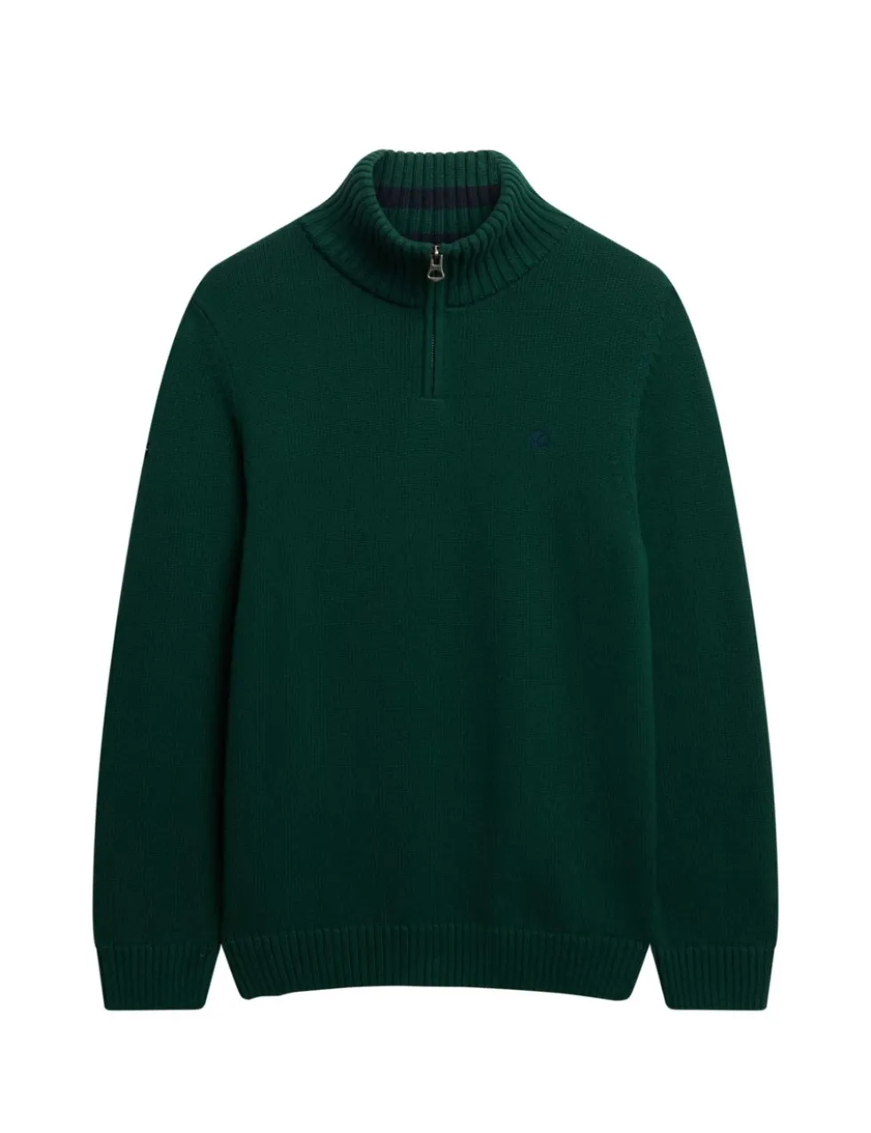 Pure Cotton Half Zip Jumper