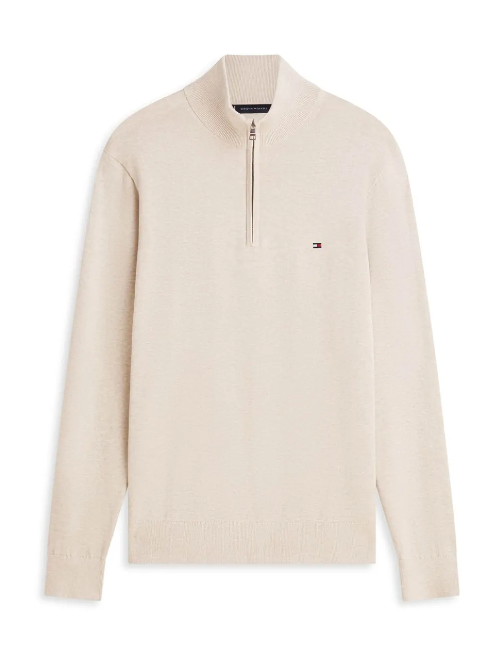 Pure Cotton Half Zip Jumper