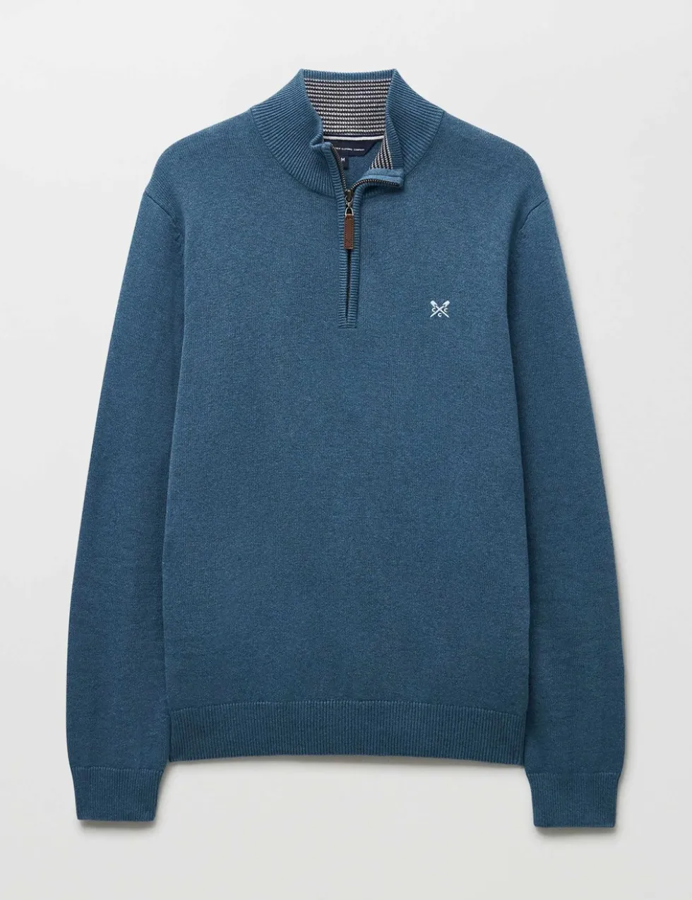 Pure Cotton Half Zip Jumper