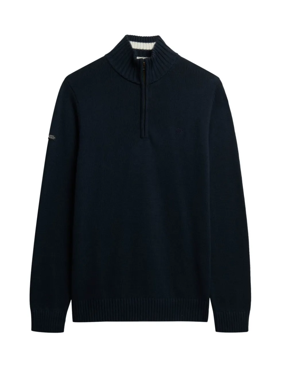 Pure Cotton Half Zip Jumper