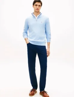 Pure Cotton Half Zip Jumper
