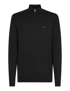 Pure Cotton Half Zip Jumper