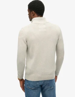 Pure Cotton Half Zip Jumper