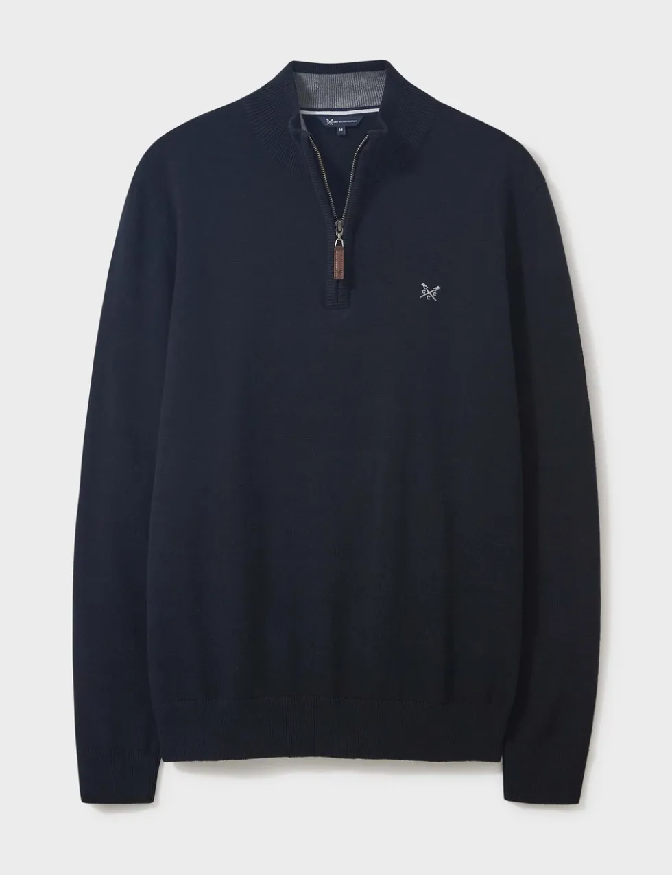 Pure Cotton Half Zip Jumper