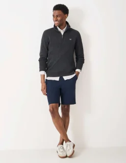 Pure Cotton Half Zip Sweatshirt