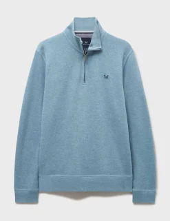 Pure Cotton Half Zip Sweatshirt
