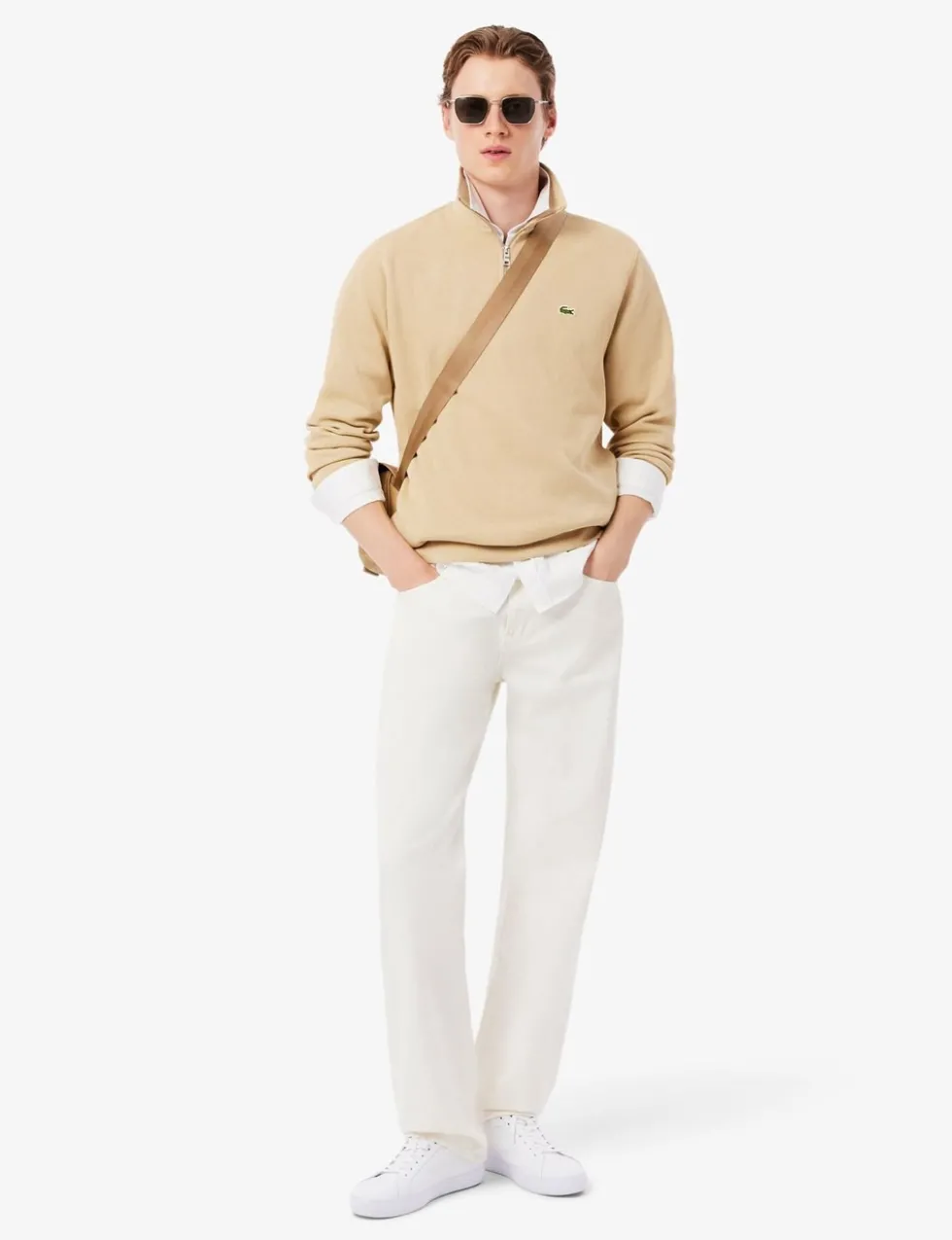 Pure Cotton Half Zip Sweatshirt