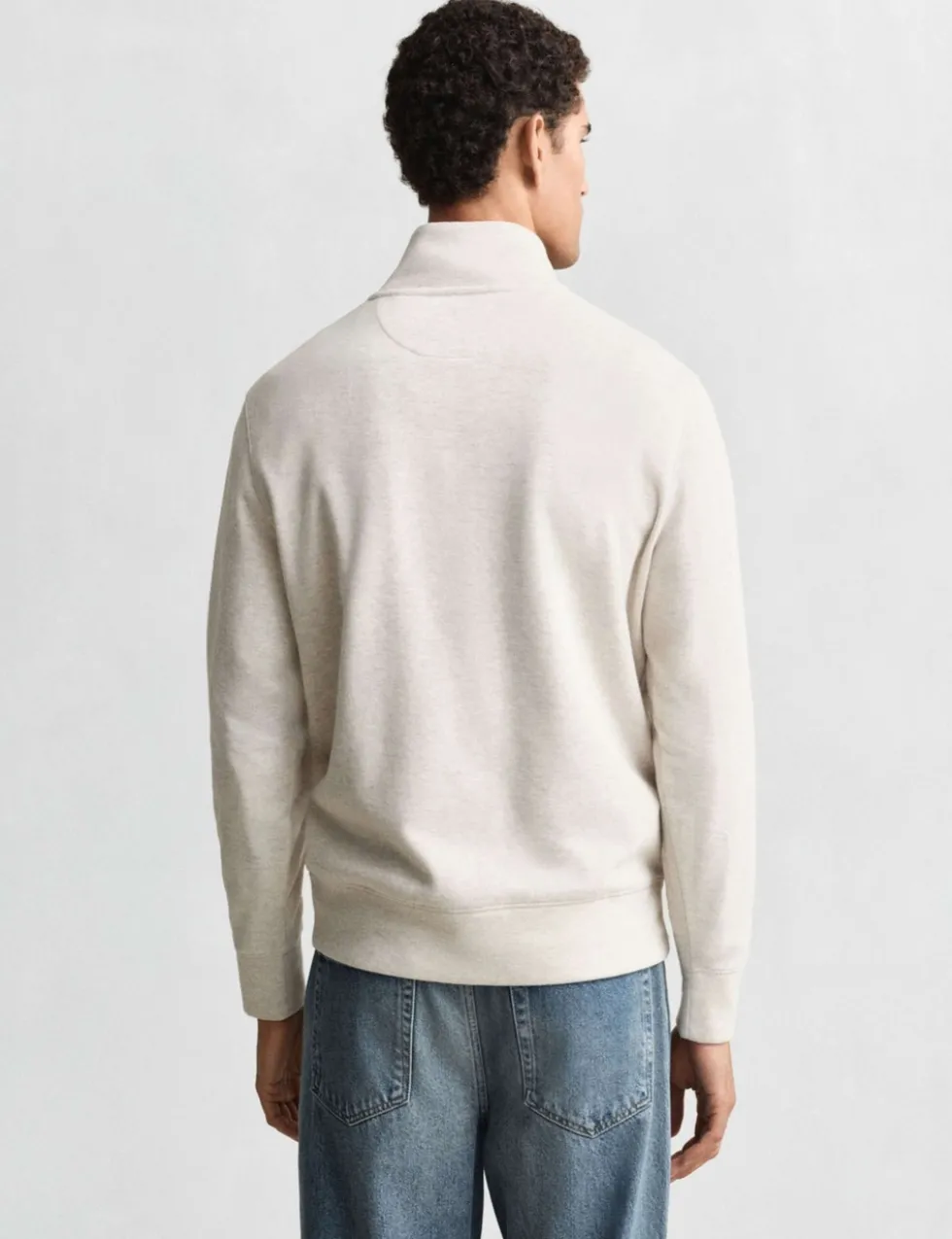 Pure Cotton Half Zip Sweatshirt
