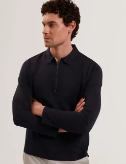 Pure Cotton Half Zip Sweatshirt