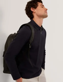 Pure Cotton Half Zip Sweatshirt