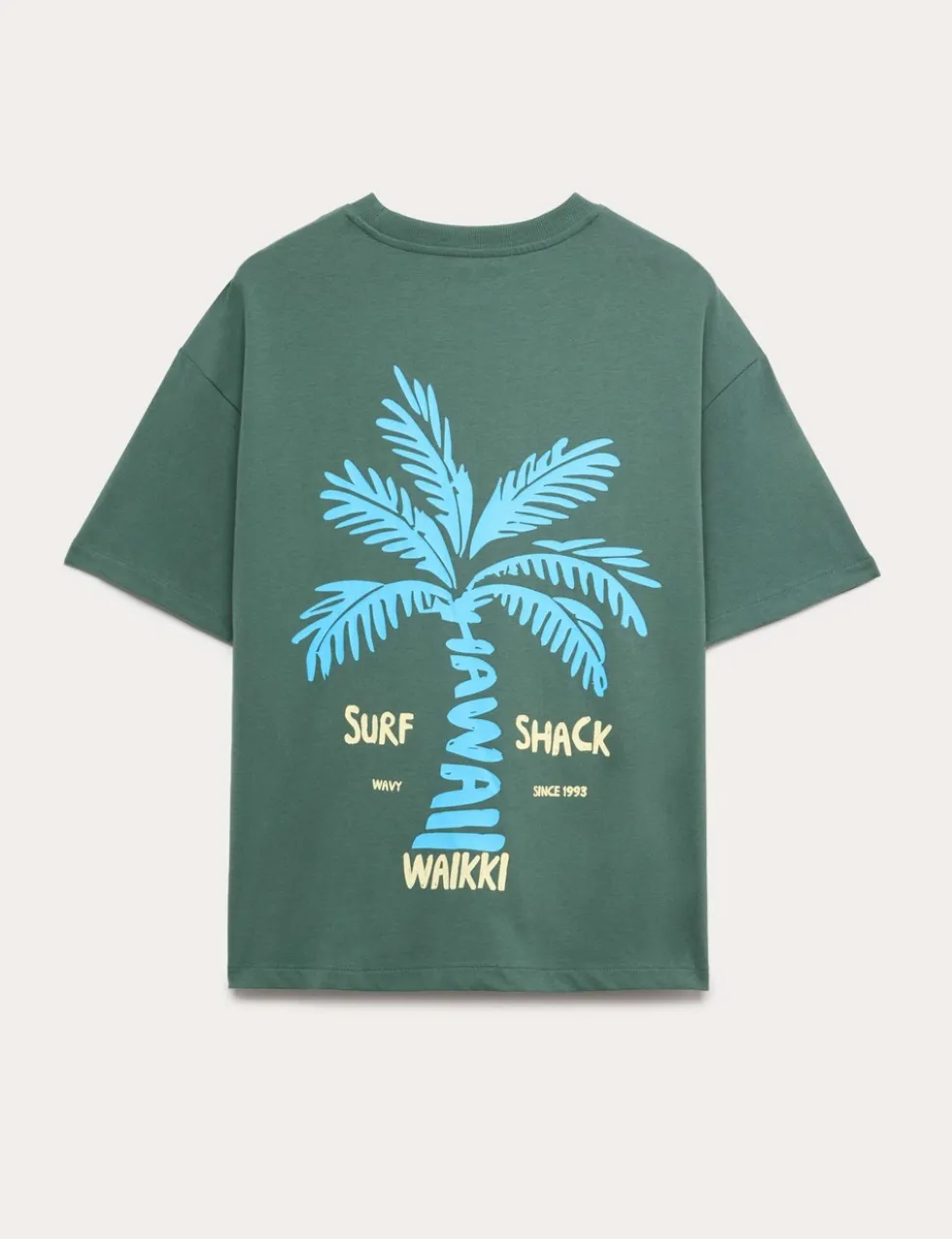 Pure Cotton Hawaii Surf Graphic T-Shirt (6-16 Yrs)