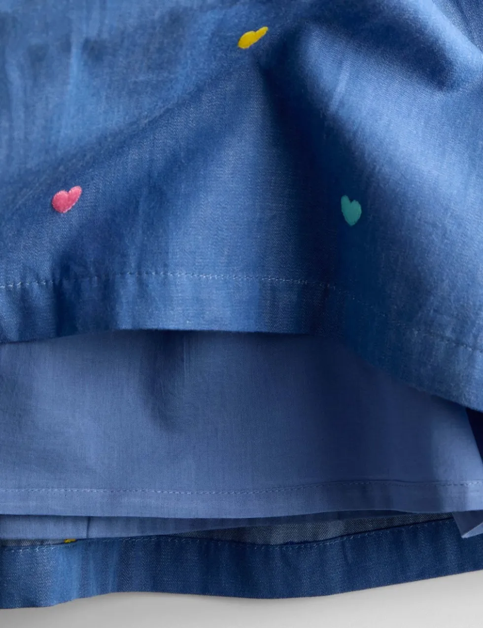 Pure Cotton Heart Frill Dress (6 Mths-7 Yrs)