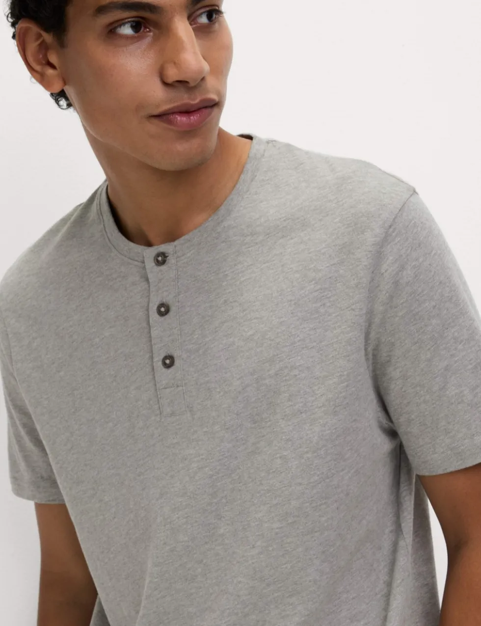 Pure Cotton Henley Checked Pyjama Set