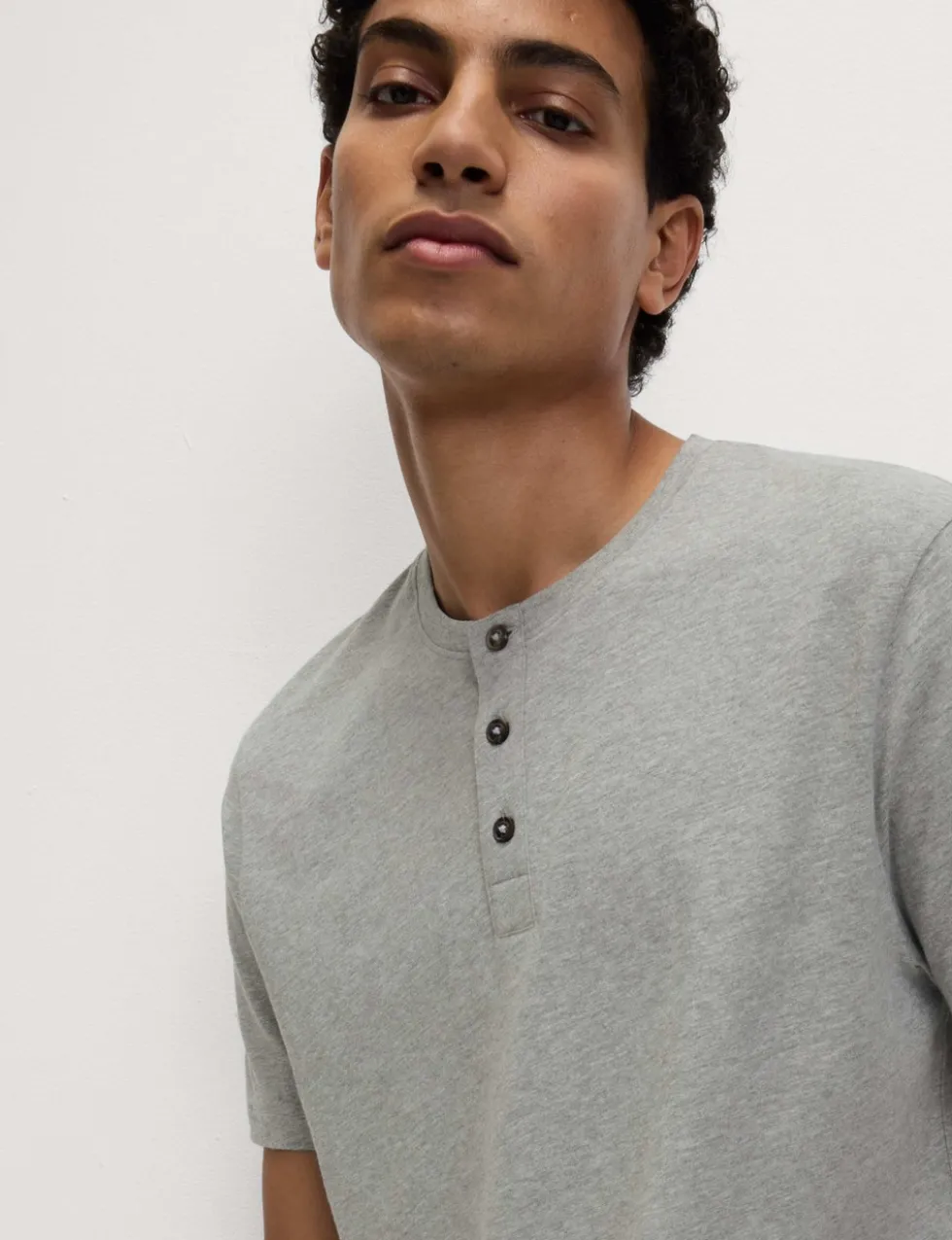 Pure Cotton Henley Checked Pyjama Set