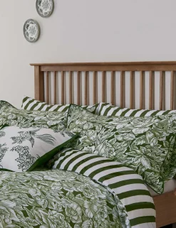 Pure Cotton Hibiscus Bedding Set