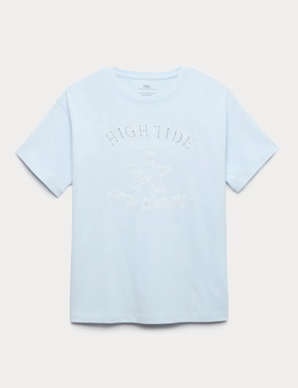 Pure Cotton High Tide Graphic T-Shirt (6-16 Yrs)