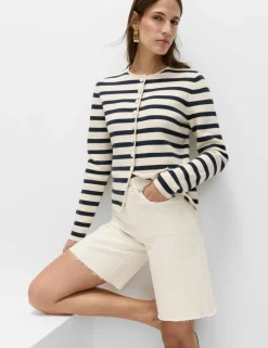 Pure Cotton High Waisted Bermuda Short