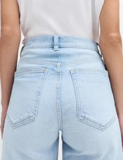 Pure Cotton High Waisted Bermuda Short