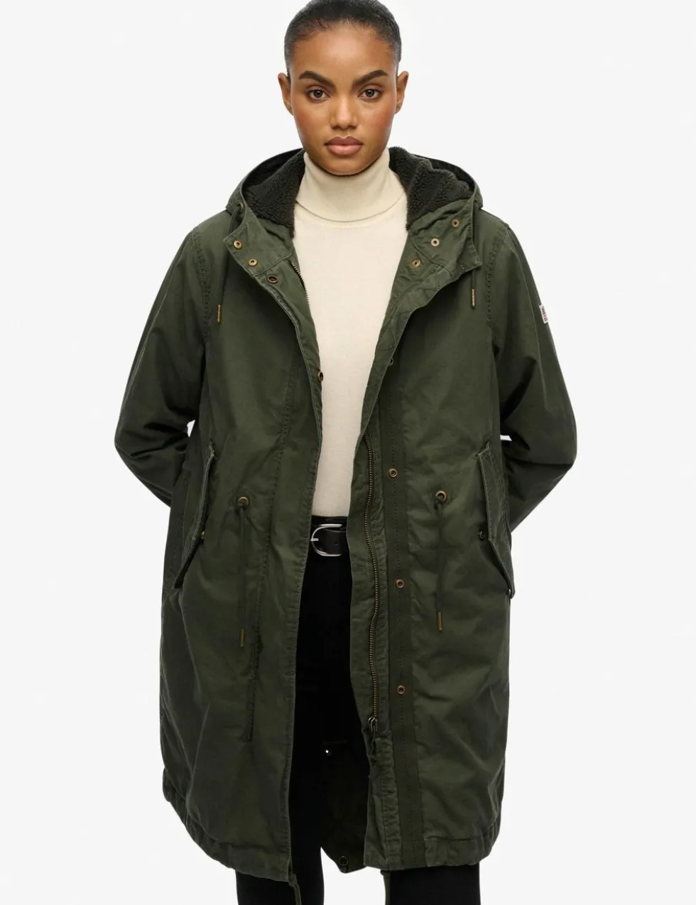 Pure Cotton Hooded Parka