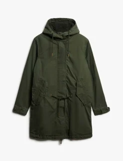 Pure Cotton Hooded Parka