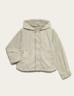 Pure Cotton Hooded Parka (6-16 Yrs)