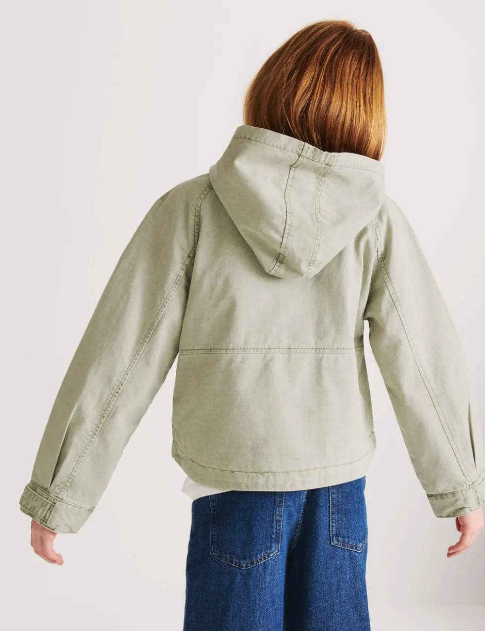 Pure Cotton Hooded Parka (6-16 Yrs)