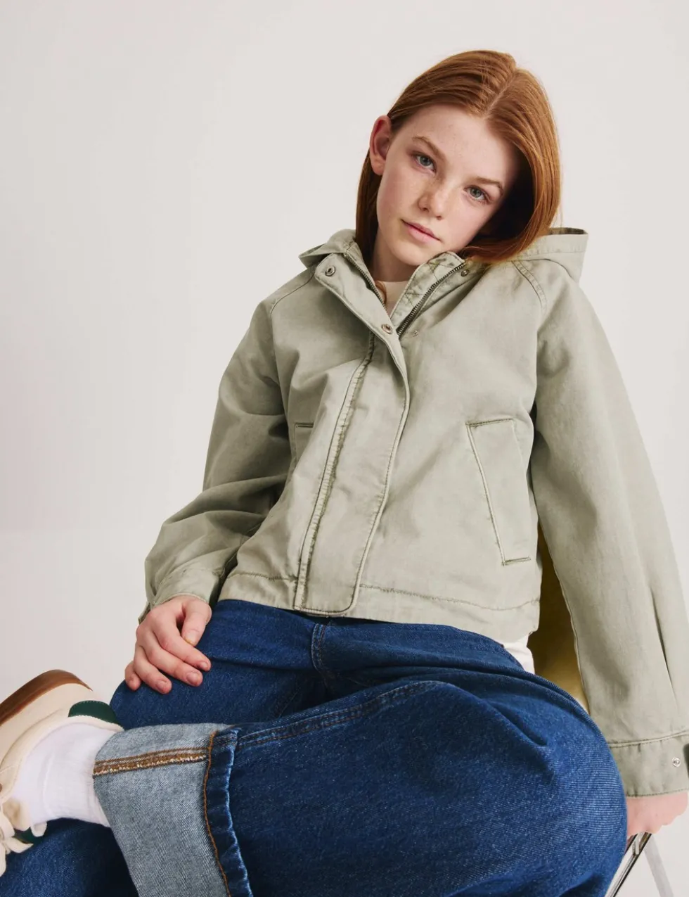 Pure Cotton Hooded Parka (6-16 Yrs)