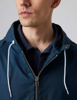 Pure Cotton Hooded Raincoat