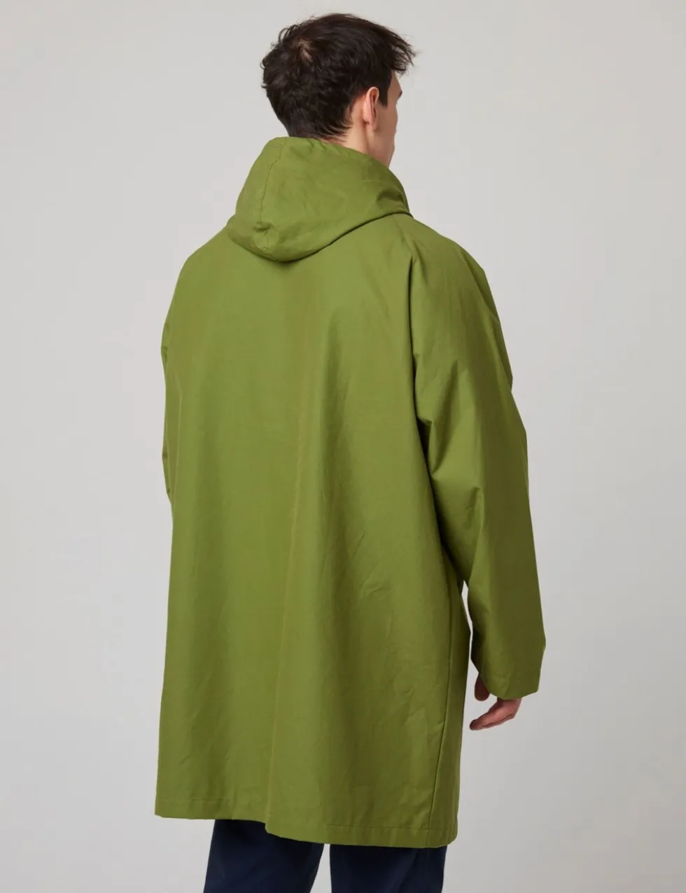 Pure Cotton Hooded Raincoat