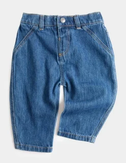 Pure Cotton Horseshoe Jeans (0-5 Yrs)