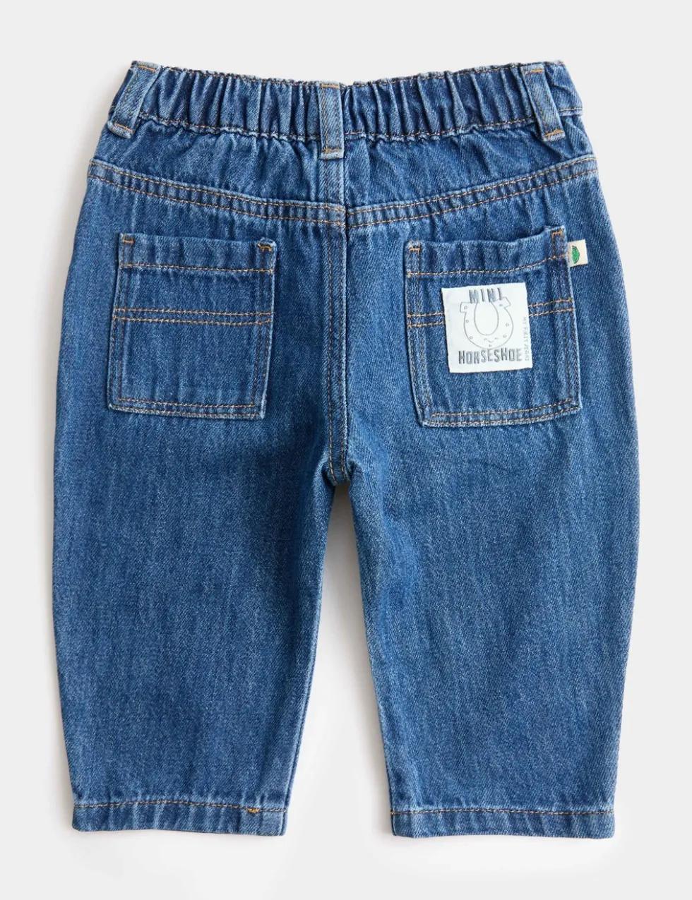 Pure Cotton Horseshoe Jeans (0-5 Yrs)