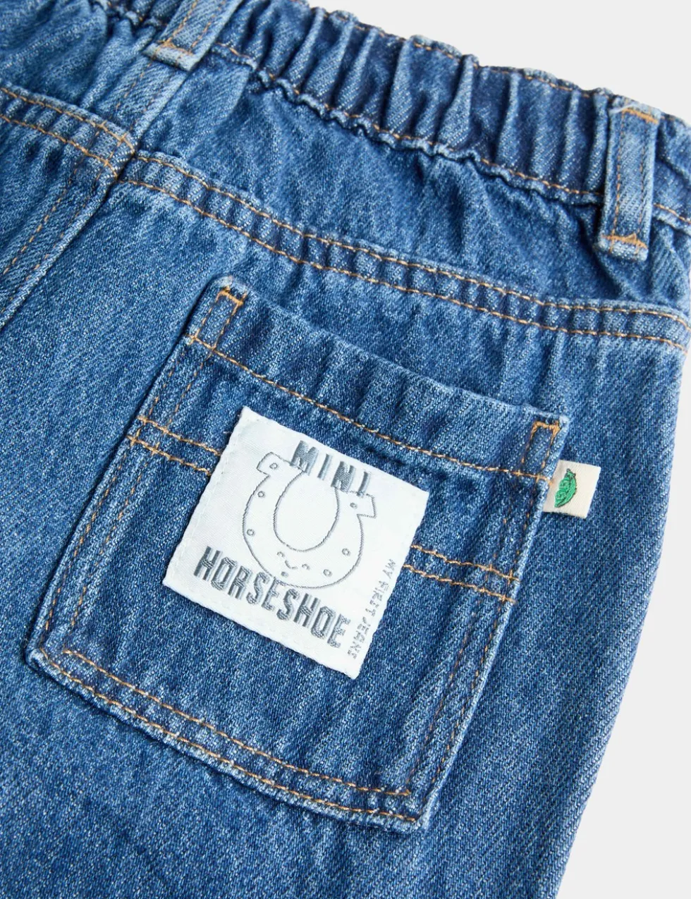 Pure Cotton Horseshoe Jeans (0-5 Yrs)