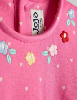 Pure Cotton Ice Cream Applique Dress (6 Mths-7 Yrs)