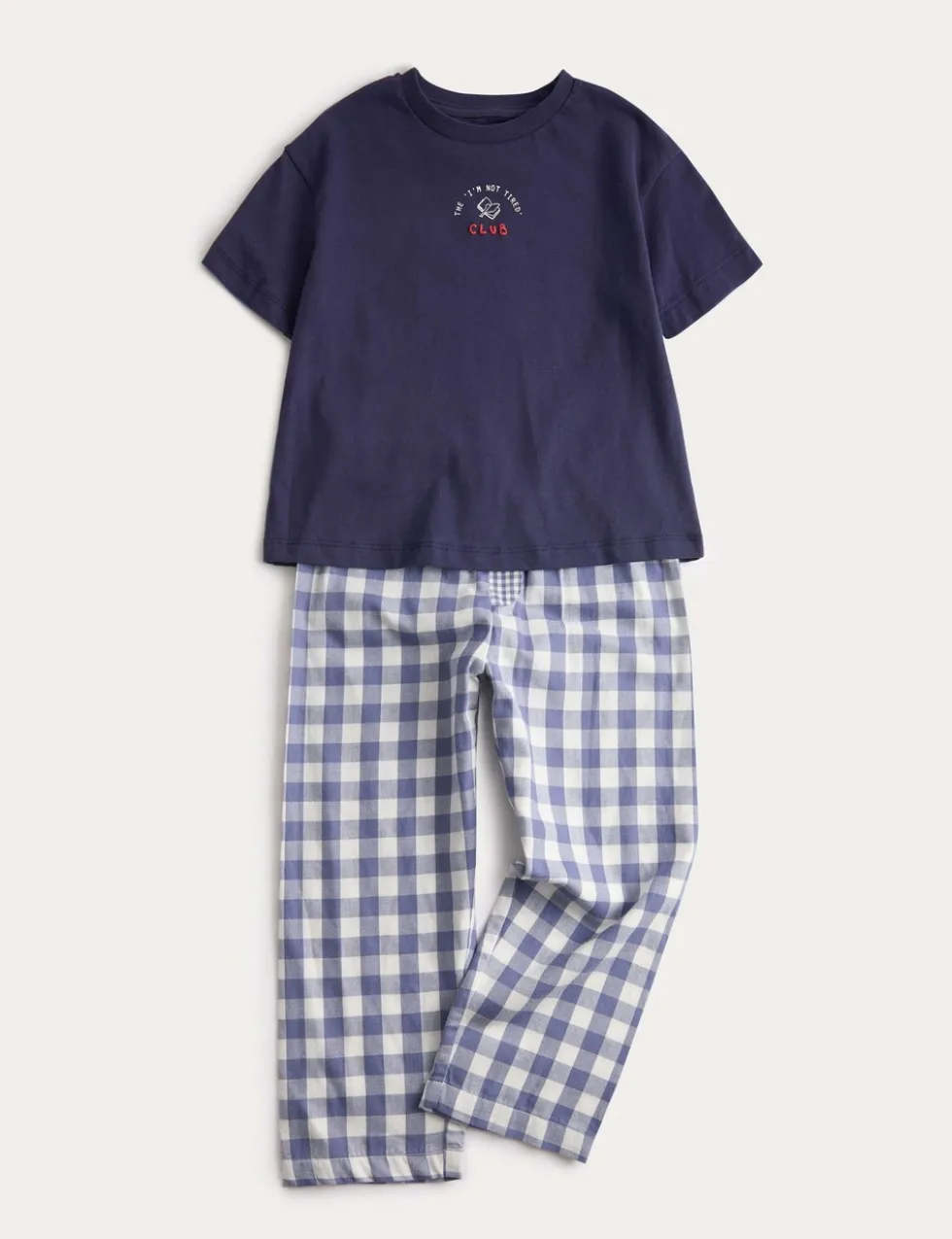 Pure Cotton I'm Not Tired Club Pyjamas (1-8 Yrs)