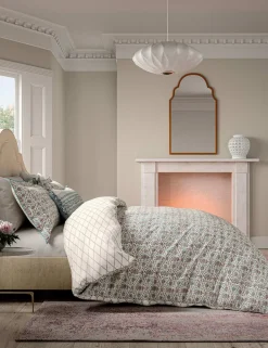 Pure Cotton Indian Lattice Bedding Set